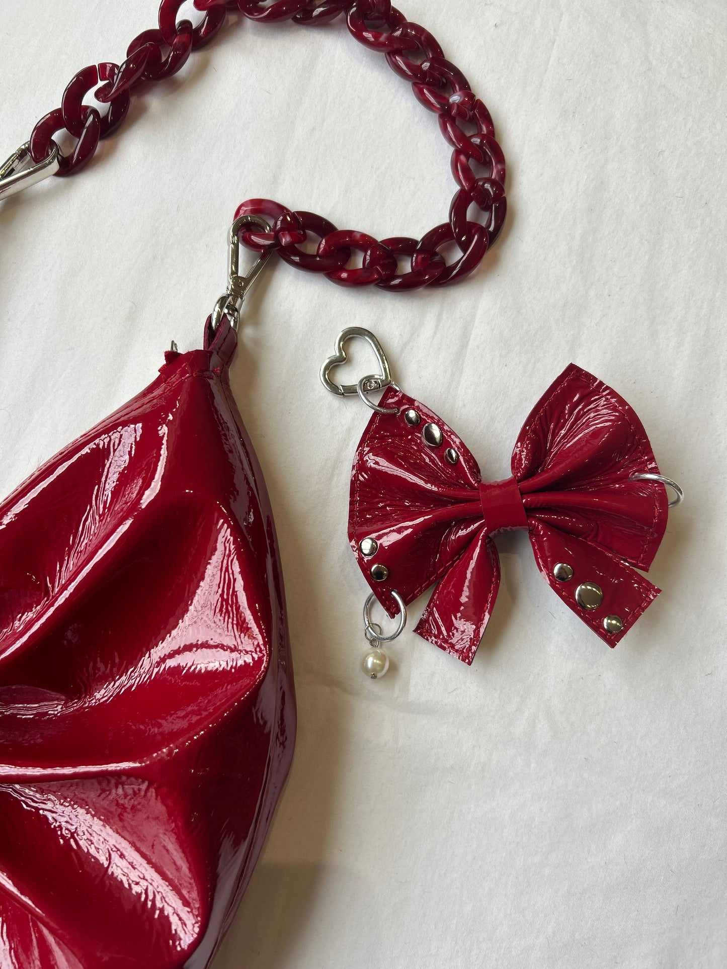 The Cherry Bow BagCharm🍒